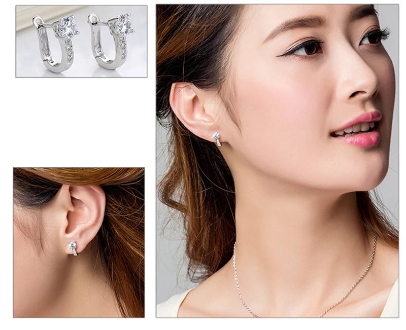 Fine Jewelry Sterling Silver Earrings