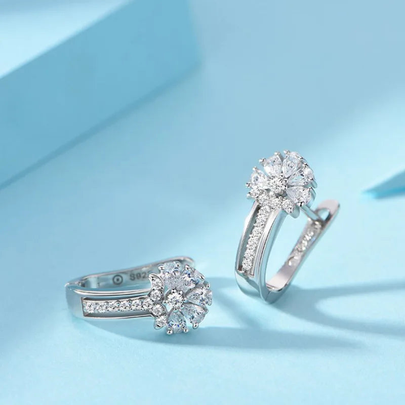Fine Jewelry Sterling Silver Earrings