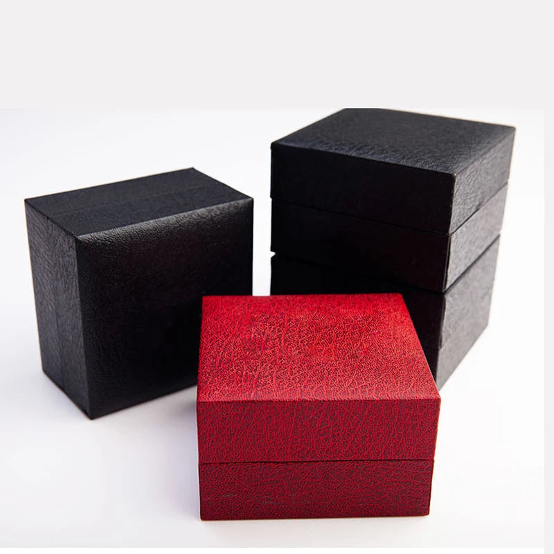 Luxury Black Single Watch Gift Box with Pillow Wristwatch Bracelet Display Case Watch Organizer Display Bracelet Packaging Box
