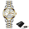 LIGE Gold Watch Women