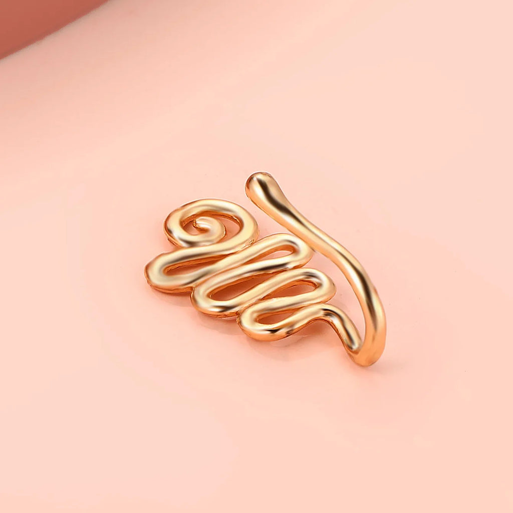 Fashion Nose Ring Charm Crystal Butterfly Pentagram Nose Ring Women Fake Piercing Clip on Nose Ear Rings Body Jewelry