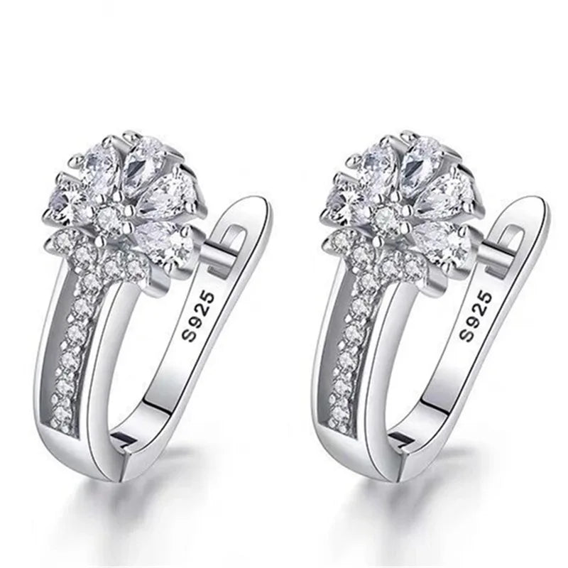 Fine Jewelry Sterling Silver Earrings