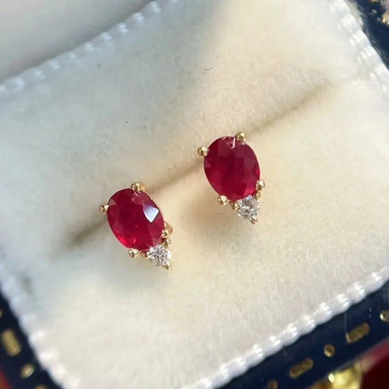 Classics ruby earings