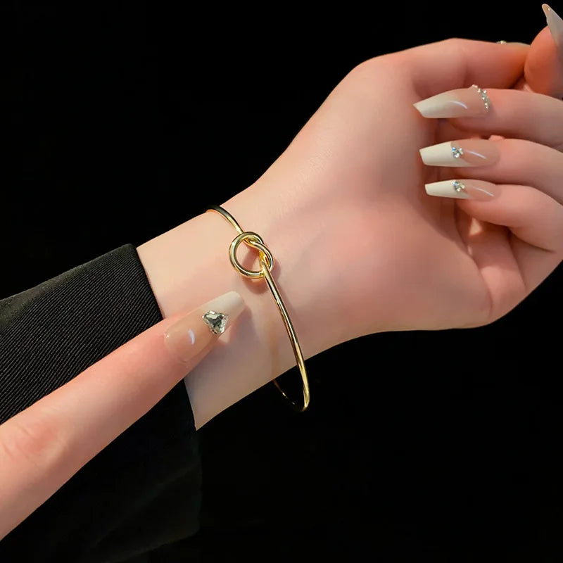 Stainless Steel Bracelets Vintage Twist for Women