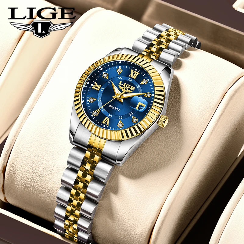 LIGE Luxury Watch For Women