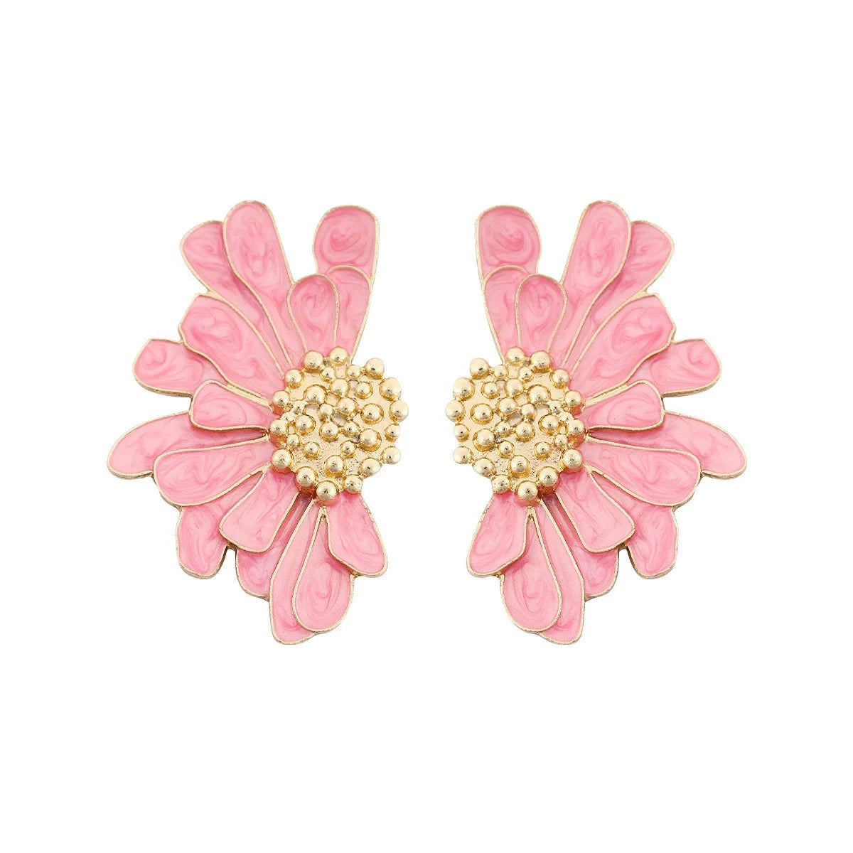 2PC Women's Fashion Flower Earrings Jewelry Accessories Suitable for Date, Party, Festival Gifts