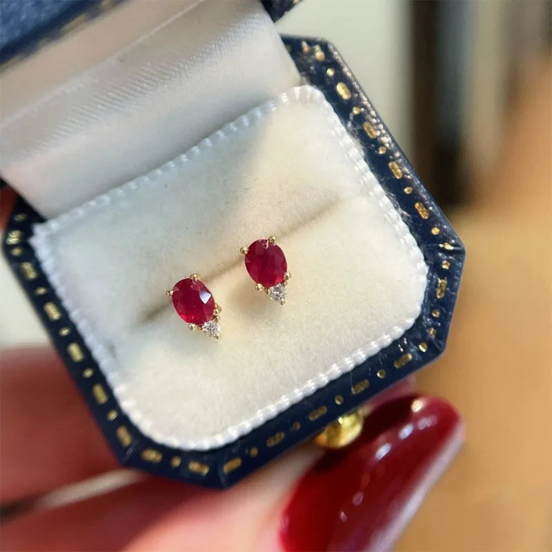Classics ruby earings
