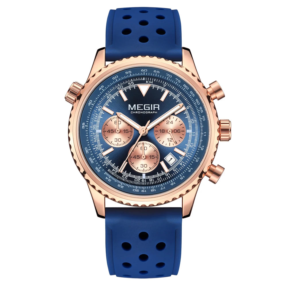 MEGIR Brand Original Luxury Fashion Watch for Men