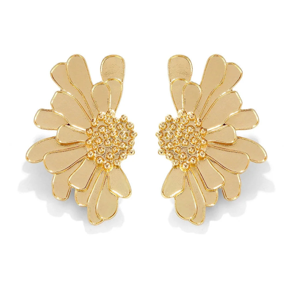 2PC Women's Fashion Flower Earrings Jewelry Accessories Suitable for Date, Party, Festival Gifts