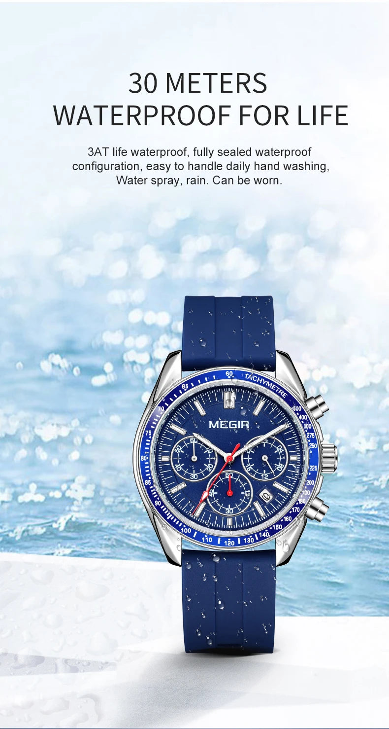 MEGIR Men Fashion Sports Watch