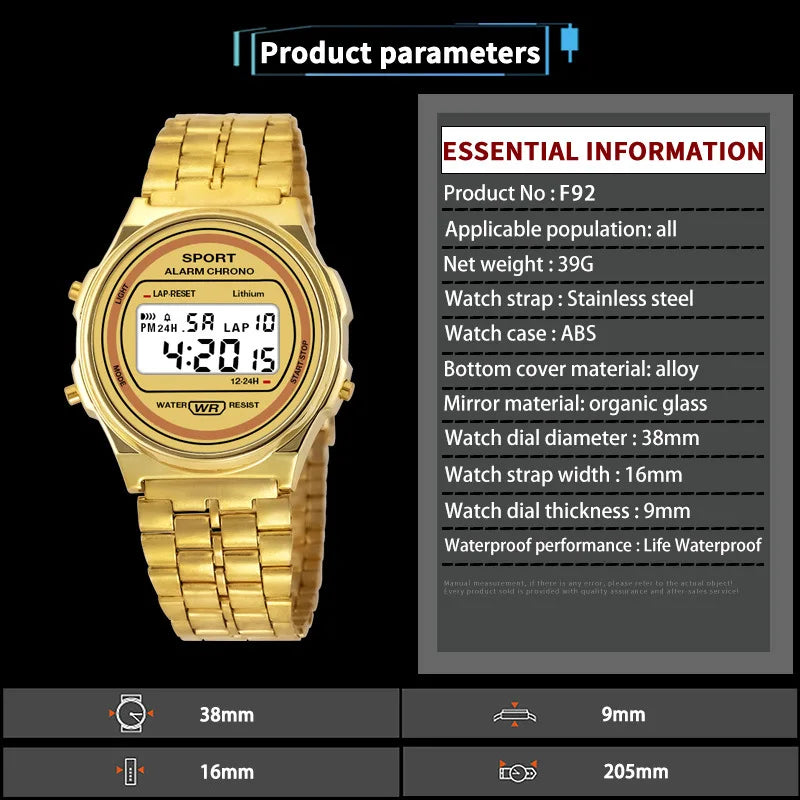 Elegant Digital Watch For Women