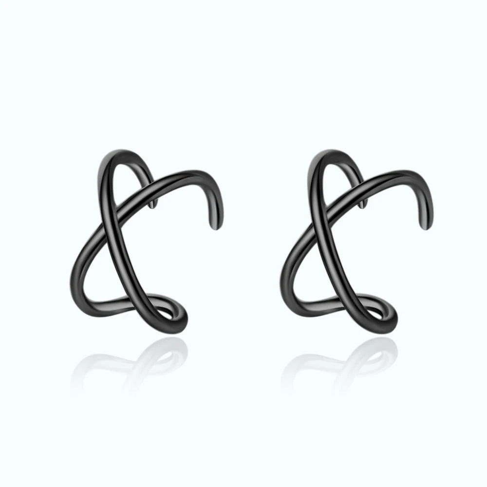 Sterling Silver Zircon Clip On Earrings For Women