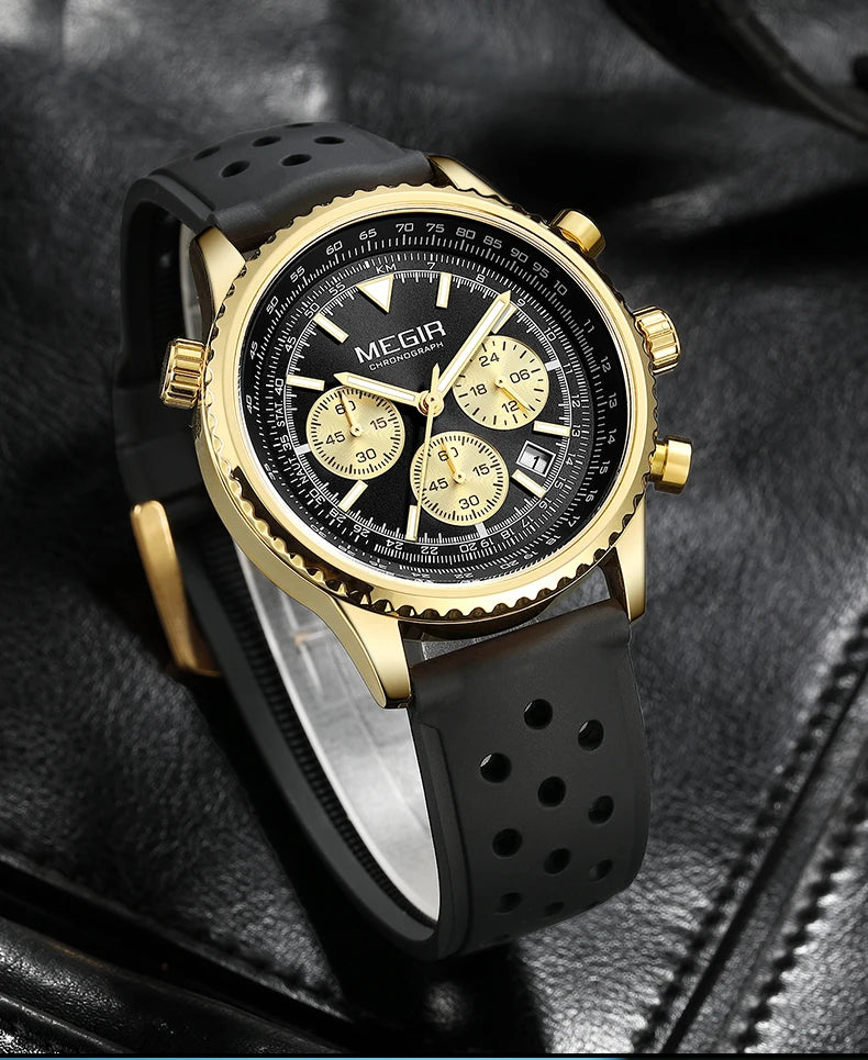 MEGIR Brand Original Luxury Fashion Watch for Men