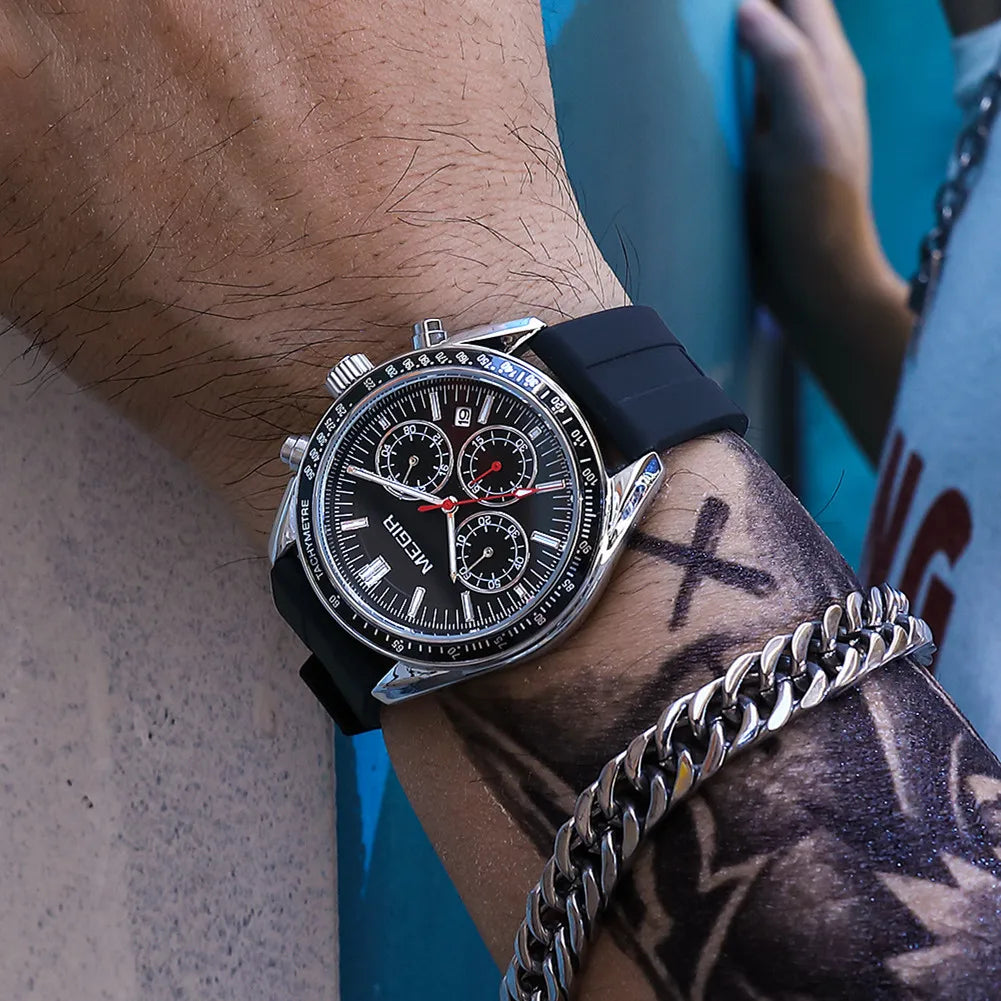 MEGIR Men Fashion Sports Watch