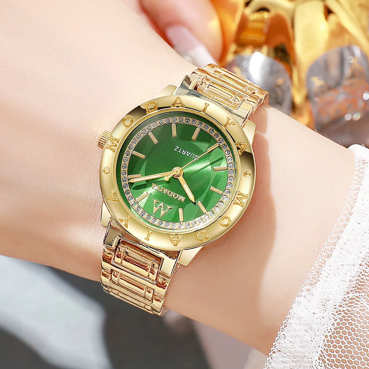 Luxury Gold/Silver Women's Watch