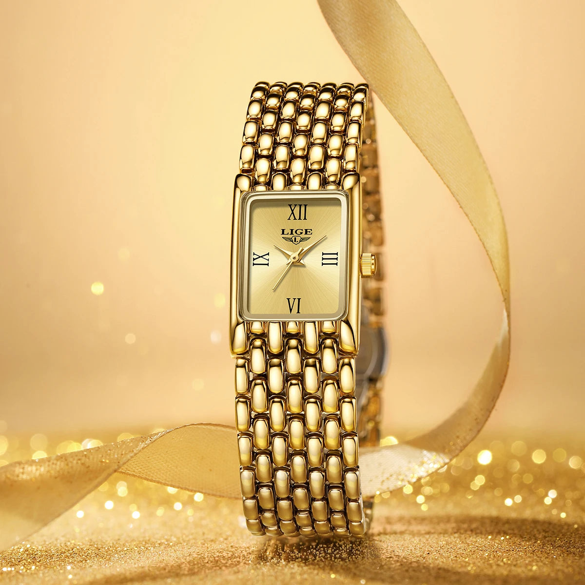 LIGE Gold Watch for Women