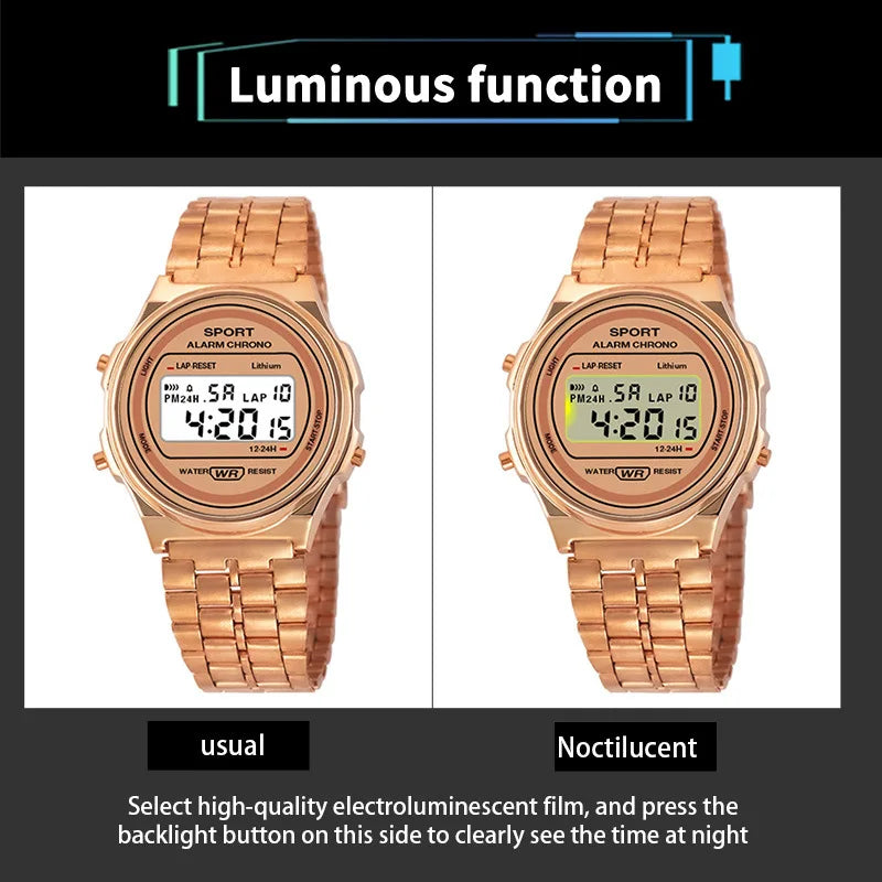 Elegant Digital Watch For Women