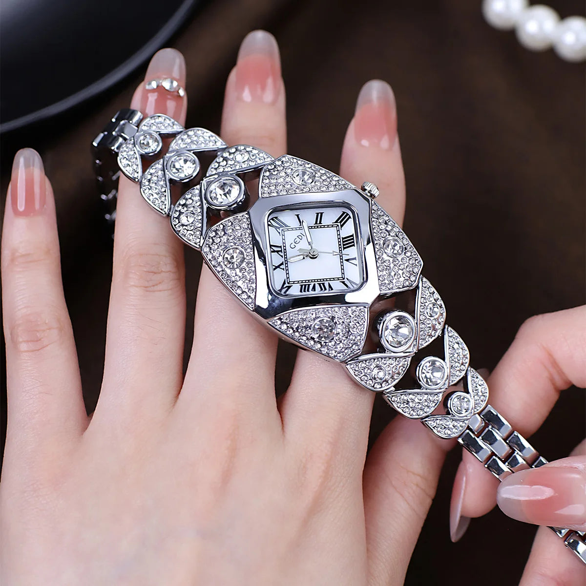 Ladies Diamond Bracelet Watch
