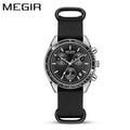 MEGIR Men's Weaving Strap Watch