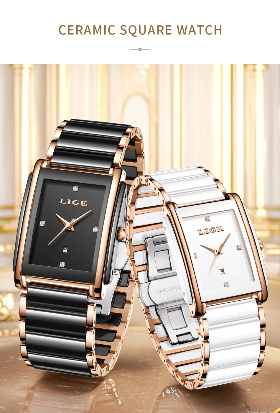 LIGE Elegant Watch for Women