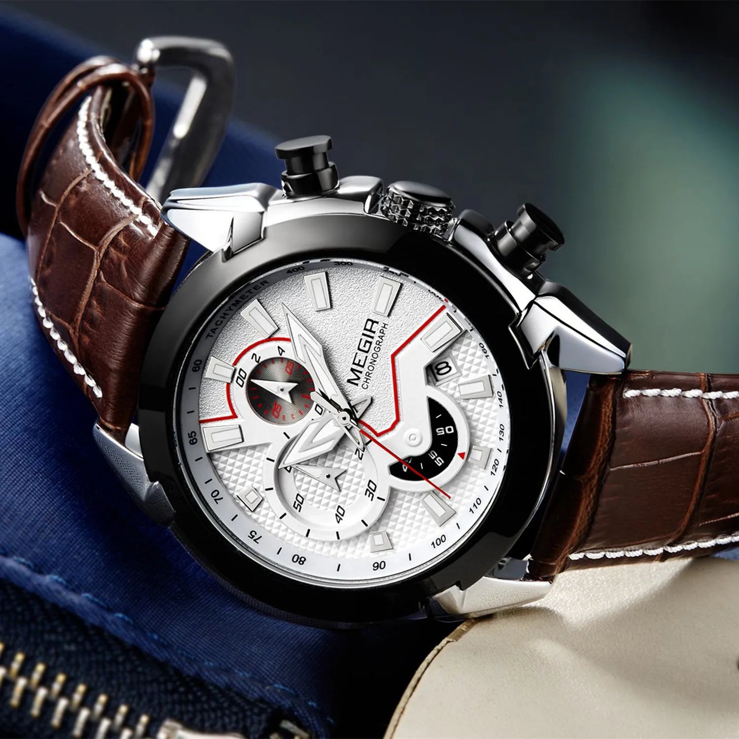 Megir Men's Chronograph Quartz Watch