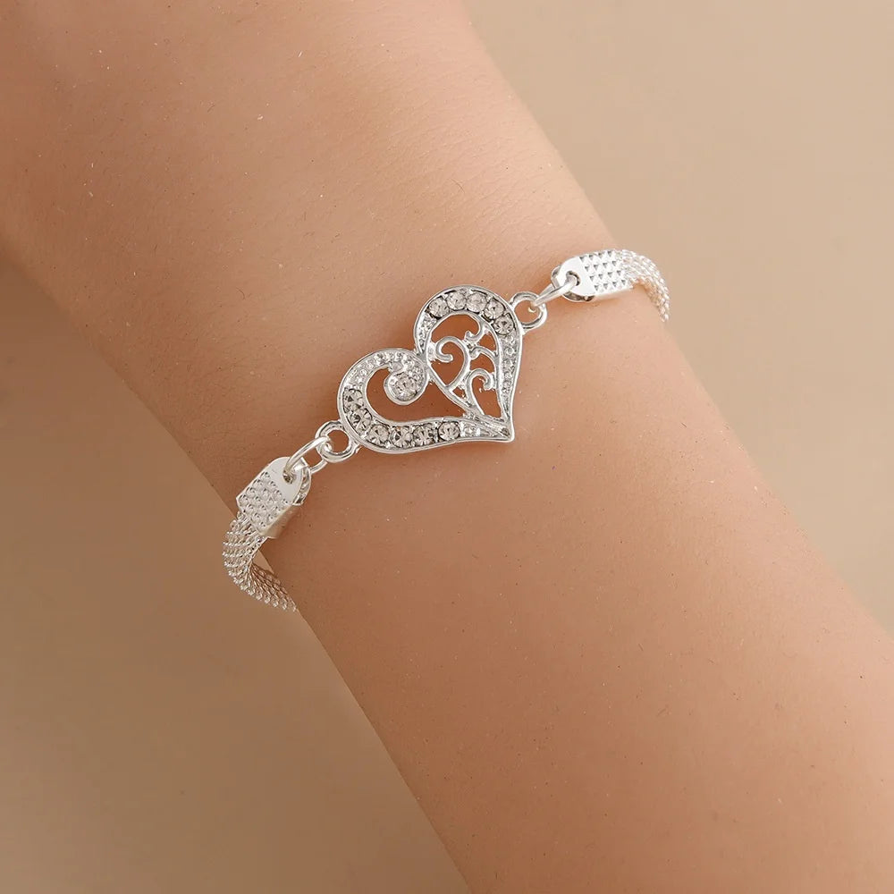 Handmade Braided Mesh Chain Faith Bracelet For Men and Women