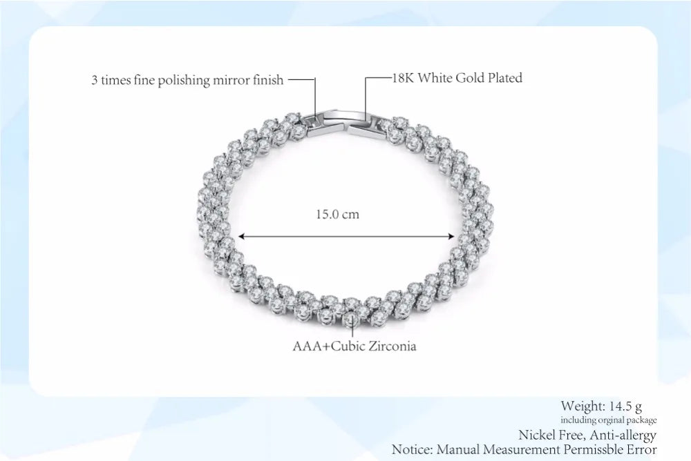 Wedding Tennis Bracelet For Women