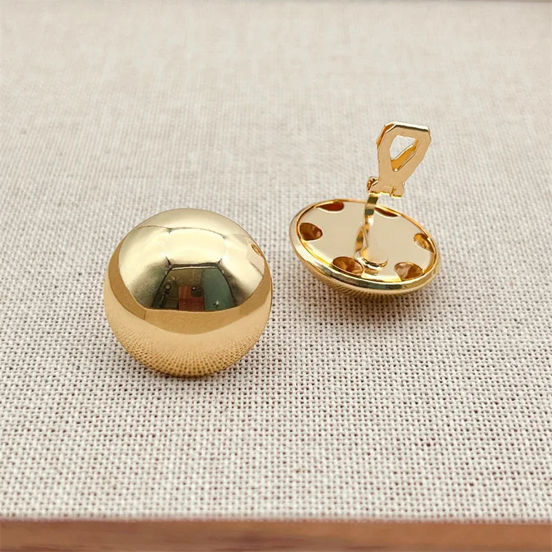 3.5 Cm Big Ball No Pierced Earclips