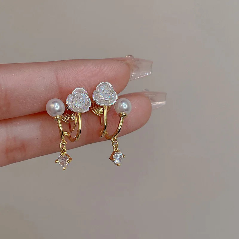 2023 New Fashion Trend Unique Design Elegant Delicate Geometric Round Earrings For Women Jewelry Wedding Party Premium Gifts