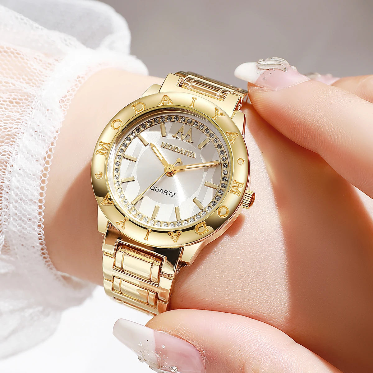 Luxury Gold/Silver Women's Watch