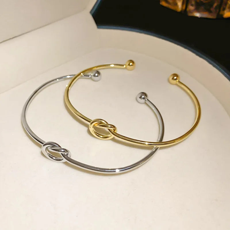 Stainless Steel Bracelets Vintage Twist for Women