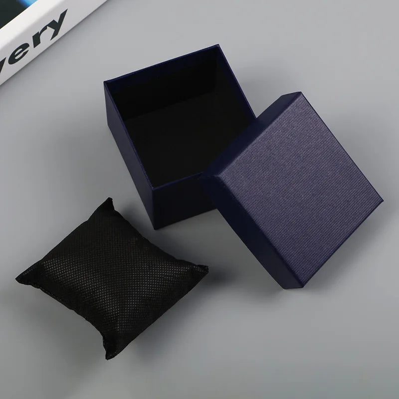 Luxury Black Single Watch Gift Box with Pillow Wristwatch Bracelet Display Case Watch Organizer Display Bracelet Packaging Box