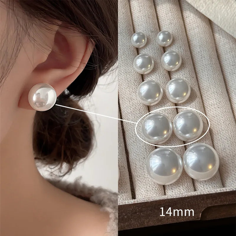 Sterling Silver Pearl Earrings for Woman