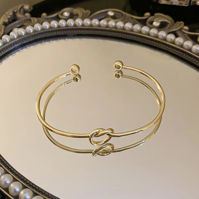 Stainless Steel Bracelets Vintage Twist for Women