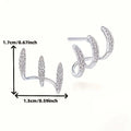 2 Pieces Of Fashionable Women's Earrings