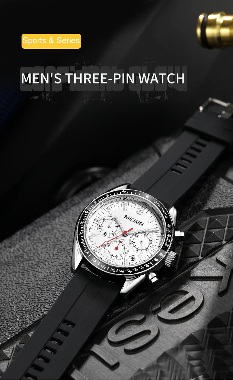 MEGIR Men Fashion Sports Watch