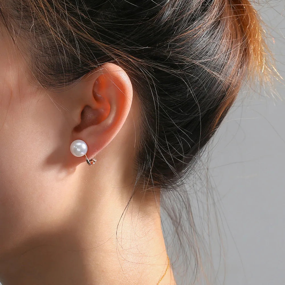 3.5 Cm Big Ball No Pierced Earclips