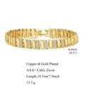18 k Plated Gold Plated Mirco Zircon Bracelets For Women