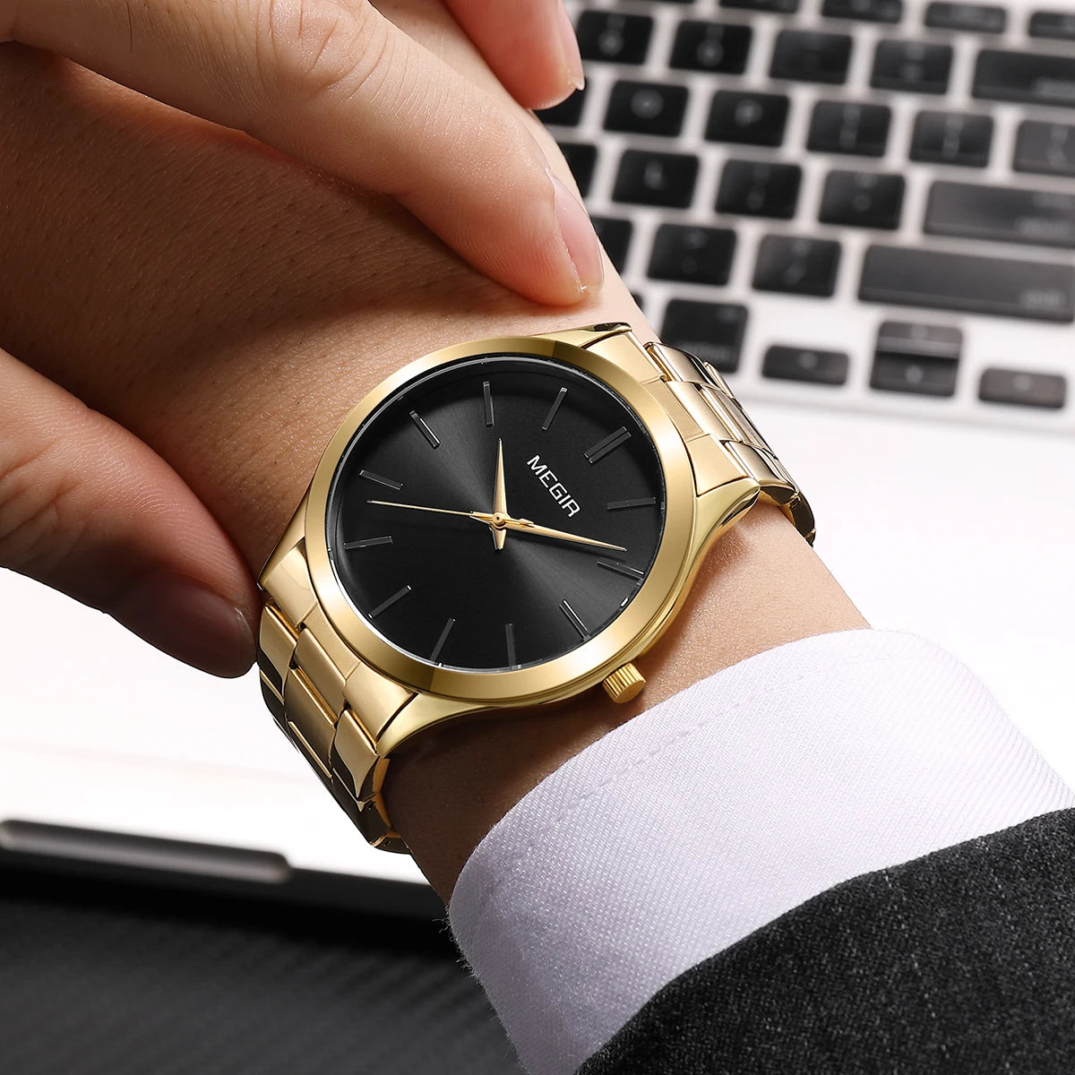 MEGIR Simple Watch for Men