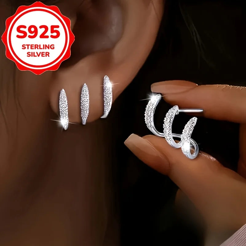 2 Pieces Of Fashionable Women's Earrings