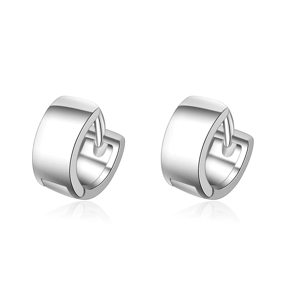 Sterling Silver Zircon Clip On Earrings For Women