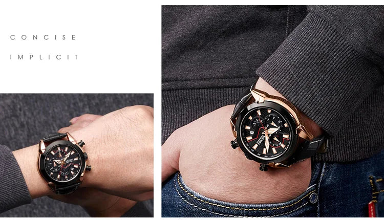 Megir Men's Chronograph Quartz Watch