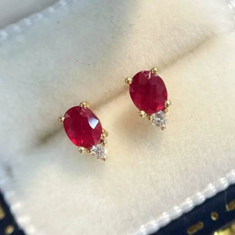 Classics ruby earings