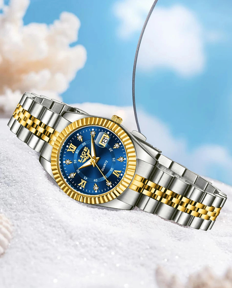 LIGE Luxury Watch For Women