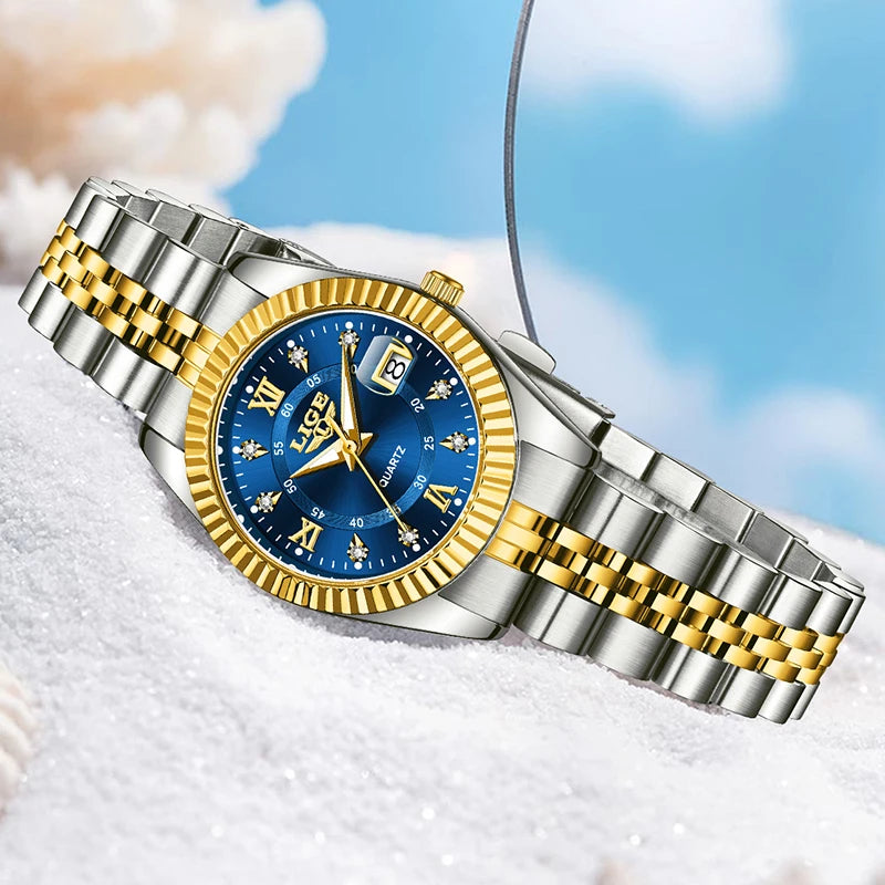 LIGE Luxury Watch For Women