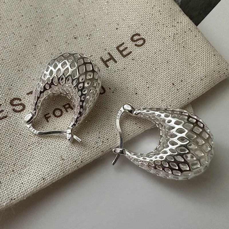 Sterling Silver Vintage Earrings For Women