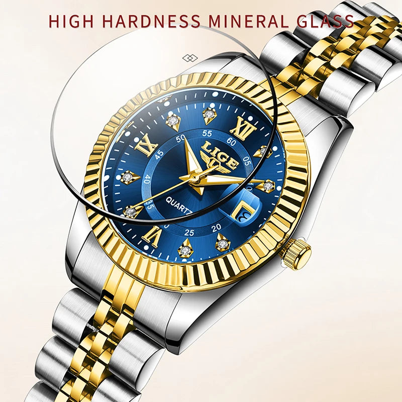 LIGE Luxury Watch For Women