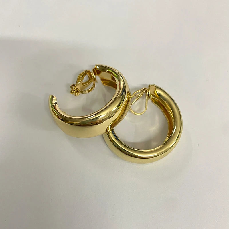 3.5 Cm Big Ball No Pierced Earclips
