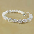 Sterling Silver Bracelet Zirconia
