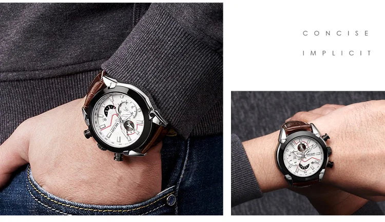 Megir Men's Chronograph Quartz Watch